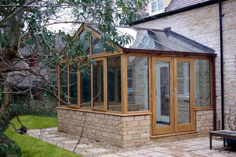 Seasoned oak conservatory Seasoned oak conservatory